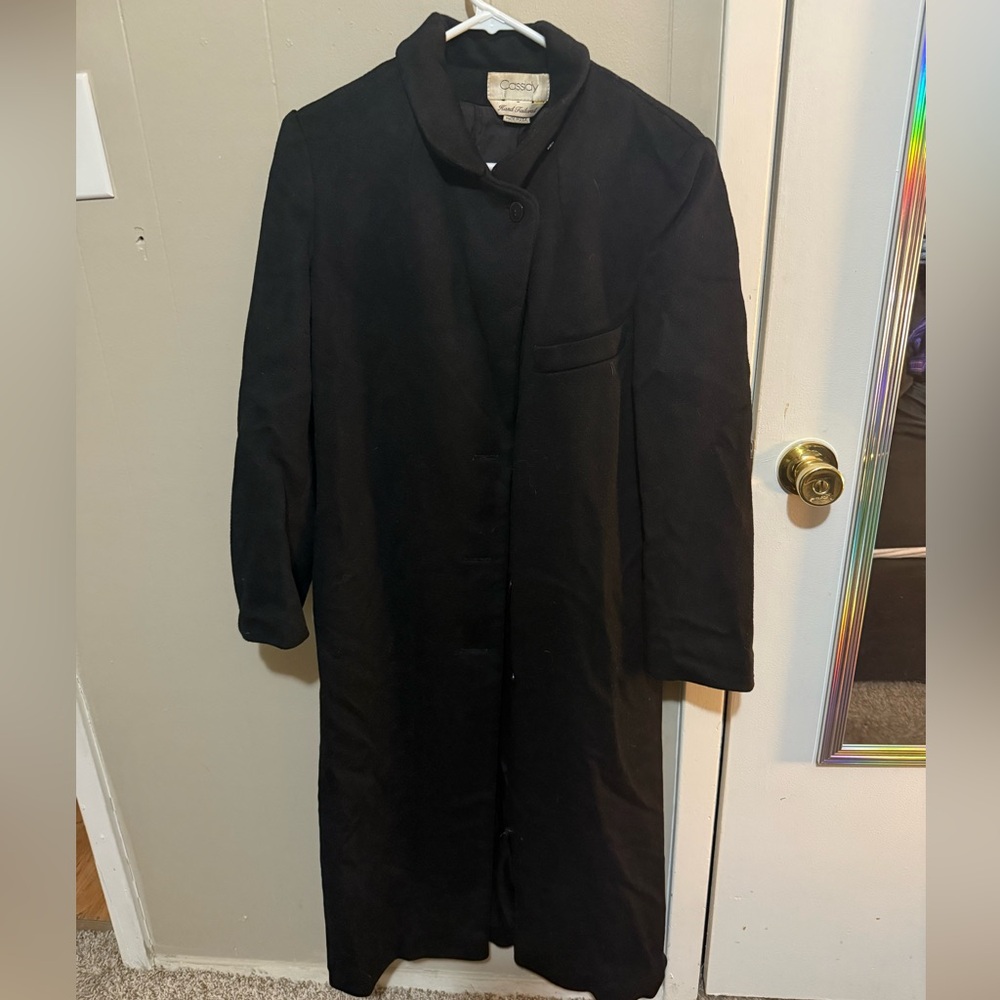 Vintage Black Trench Coat